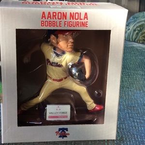 Aaron Nola bobble head figurine. Never opened.